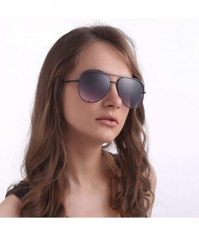 Aviator Designer Aviator Sunglasses for Women Classic Oversized Pilot Sun Glasses UV400 Protection - CH18OR0S205 $41.08