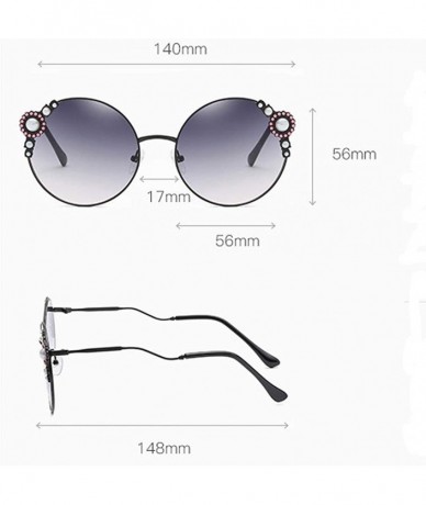 Semi-rimless Men Women Glasses Fashion UV400 Protection Sunglasses Retro Classic Glasses Plastics Lightweight Eyewear - Gy - ...