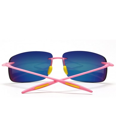 Rectangular Light-Weigh Unbreakable TR90 Frame Bolle Sunglasses - Pink - C912E0DZ5BN $58.28