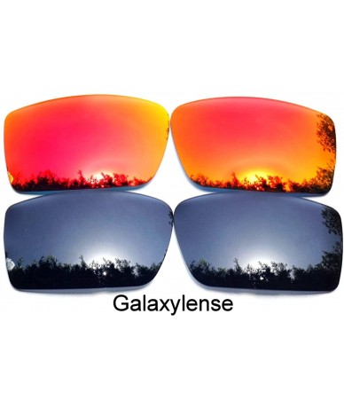 Oversized Replacement Lenses Gascan Black&Red Color Polarized 2 Pairs - Black&red - CQ122ER00QR $26.90