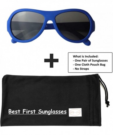 Aviator Top Flyer - Baby- Toddler's First Sunglasses for Ages 1-2 Years - Blue - C7182ZG0725 $17.59