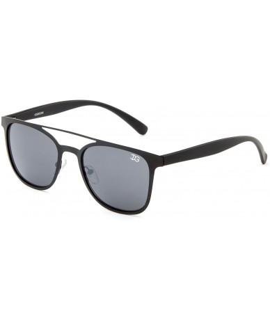 Aviator "Wallace" Squared Bar Design Unique Fashion Sunglasses - Black - C012N08UJB6 $19.02