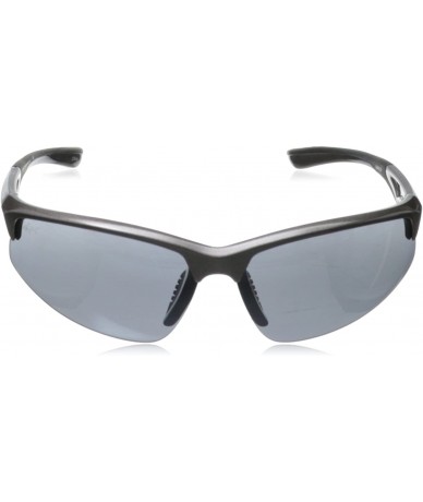 Semi-rimless G4007 Sport Semi Rimless High Contrast Lens Sunglasses - Metallic Grey & Black - CI11HJOU3B3 $102.56