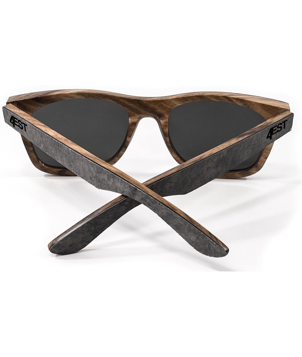 Aviator Stone Wood sunglasses - Polarized lenses in a one of a kind frame - CJ1883D6GZR $85.83