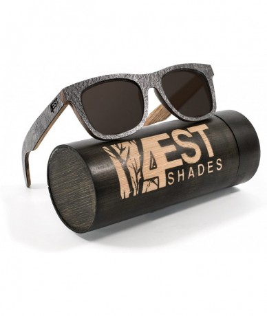 Aviator Stone Wood sunglasses - Polarized lenses in a one of a kind frame - CJ1883D6GZR $85.83