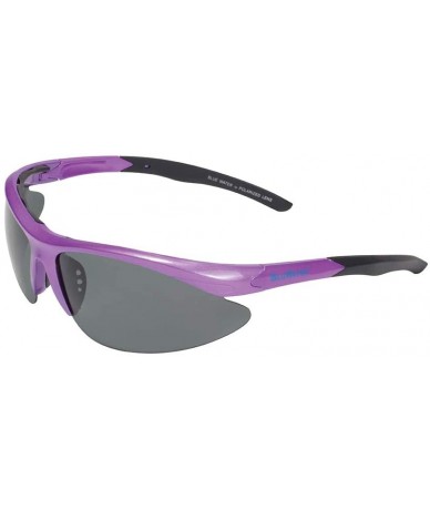 Rimless Islanders 2 Series Semi-Rimless Sunglasses - Gloss Purple Frame - CV12GU776TB $30.32