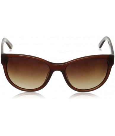 Rectangular Women's HT Classic Rectangular HTG1041 C2 Polarized Round Sunglasses - Caramel Horn - C111OCMXCQN $71.42