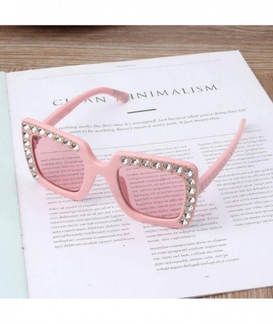 Goggle Luxury Rhinestone Kids Sunglasses Square Sun Glasses Children Baby Boys Girls Oculos De Sol Feminino - 4 - C0197Y6ZAE6...