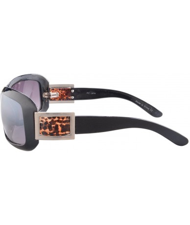 Oval Women's UV400 Protection Fashion Sunglasses for Outside Activities-CF192CF250CF252 - Cf250-black - CO189W2TUKD $15.64