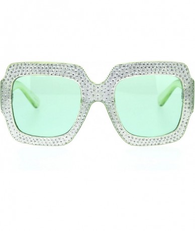 Butterfly Beveled Diamond Cut Edge Heart Shape Plastic Valentines Sunglasses - Green - C618TDM53K6 $18.08