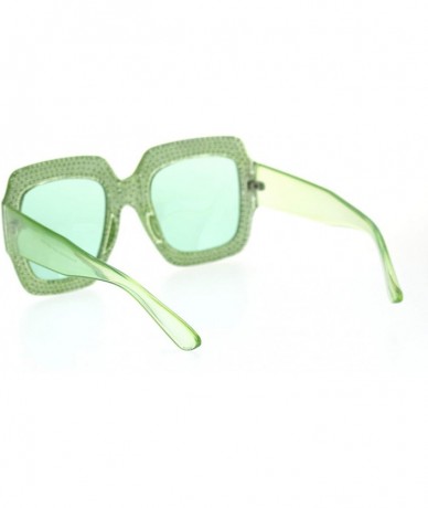 Butterfly Beveled Diamond Cut Edge Heart Shape Plastic Valentines Sunglasses - Green - C618TDM53K6 $18.08