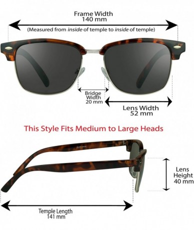 Wrap Classic Reading Sunglasses with Round Horn Rimmed Plastic Frame for Men & Women - NOT BIFOCAL - CS1936CUOOY $27.10