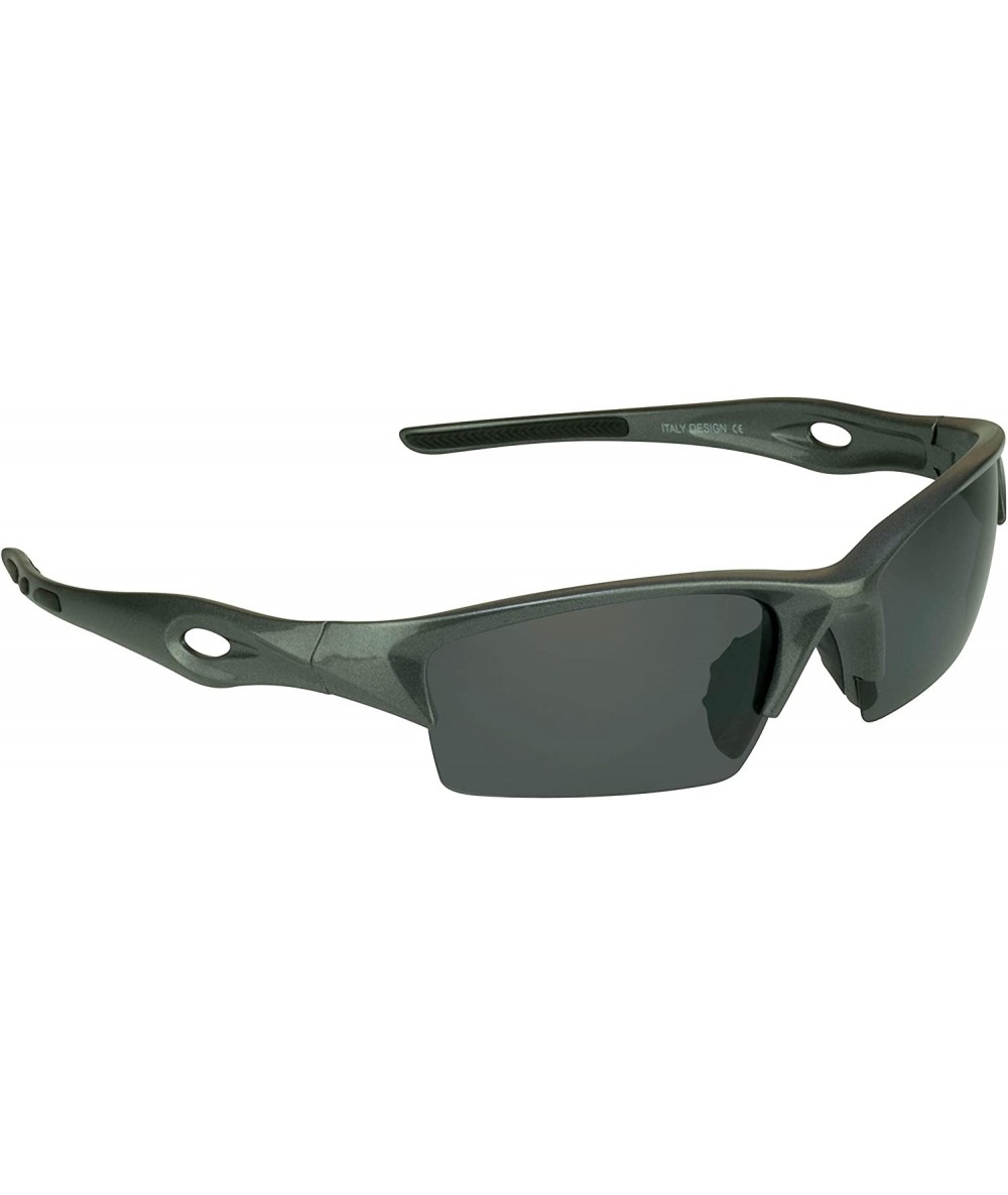 Rimless Polarized Sunglasses for Men. Semi Rimless Light weight. - Gray - CL12EGIOE6T $31.62