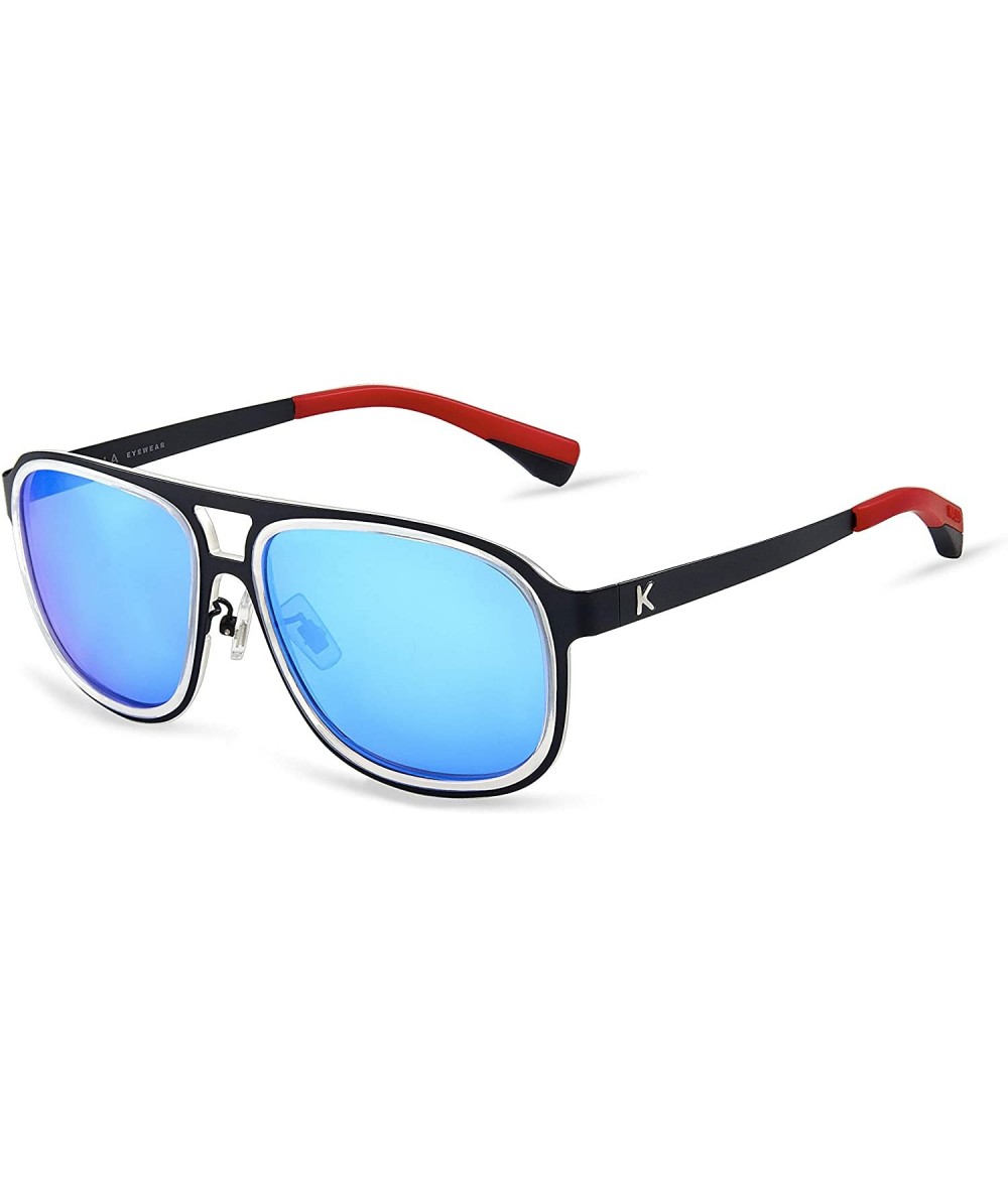 Aviator KL6130C1A Unisex Ultra Lightweight Aviator Sunglasses Polarized UV400 Protection Fashion Eyewear - CR196Y59YAW $21.21