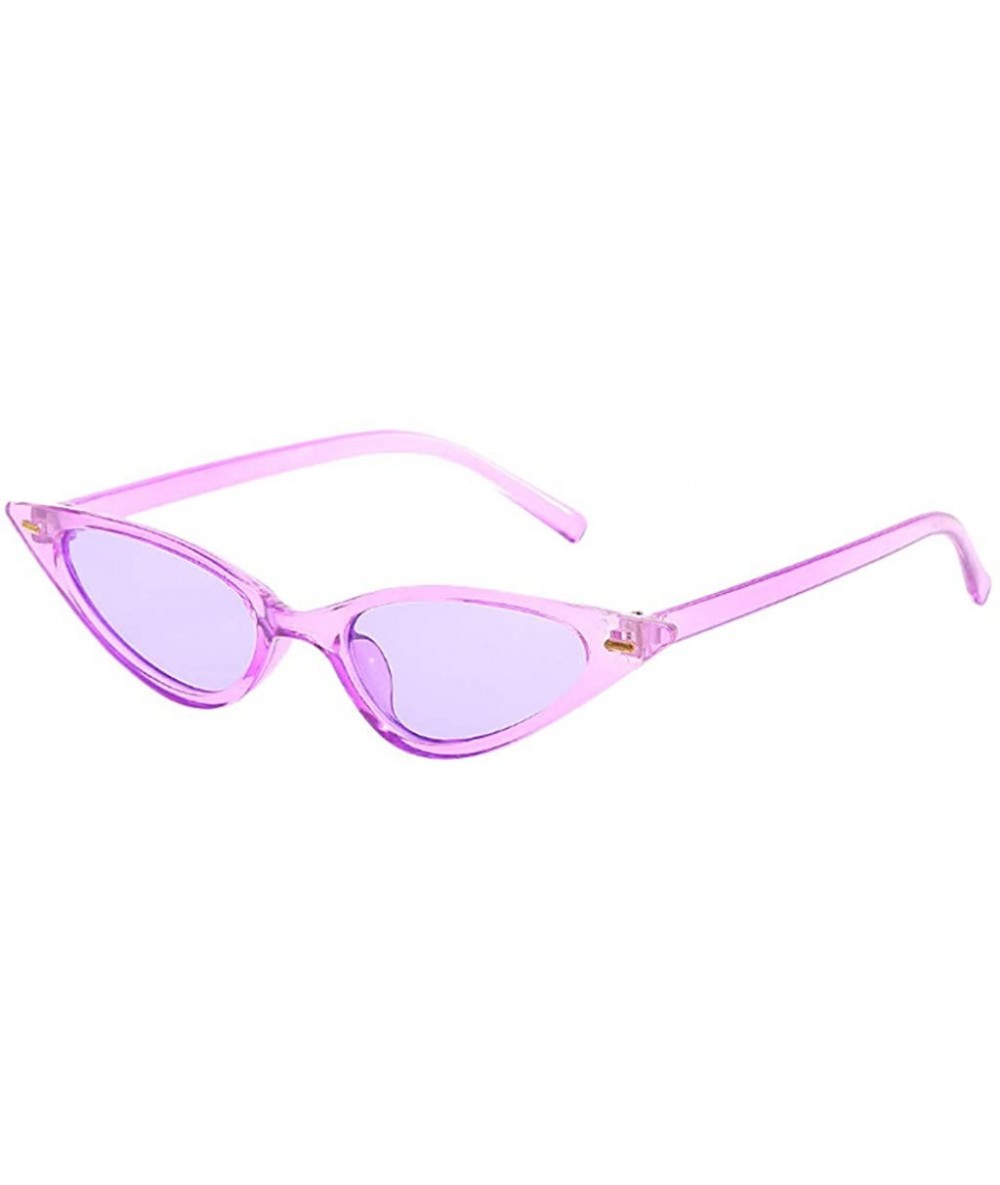 Cat Eye Cateye Sunglasses Unisex 80's Party Favors Eyewear Cat Eye Sunglasses (Style A) - C7196IT6AH5 $16.24