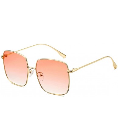 Round Oversized Retro Round Polarized Sunglasses for Women Circle Lens Large Frame 100% UV Protection - C118S0NQDCS $26.82