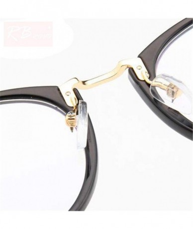 Aviator 2019 Transparent Metal Sunglasses Women Mirror Classic Vintage Street Black - Flower - CP18XAKIQ3M $19.03