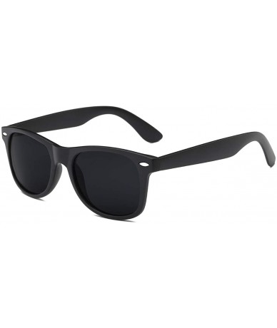 Wayfarer Polarized Sunglasses for Men Retro - Polarized Retro Sunglasses for Men FD2149 - 1-black-matte - CG18A74GUMC $22.02