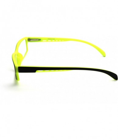 Rimless 6904 Semi-Rimless Flexie Reading Glasses NEW COLOR (z4 matte black yellow 2 tone- 1.25) - CD18EWTNM6Y $34.68