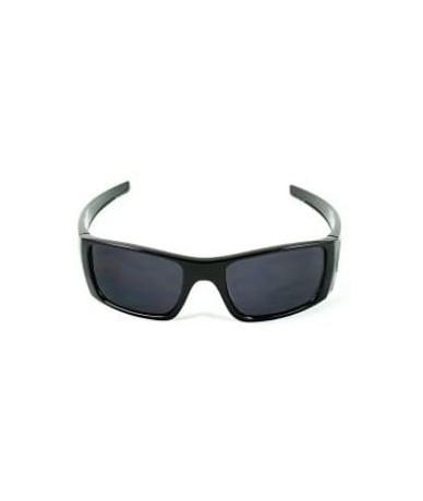 Sport Anti-Glare Polarized Wrap Sports Inspired Sunglasses - Glossy Black - C111QIR0TZH $23.69