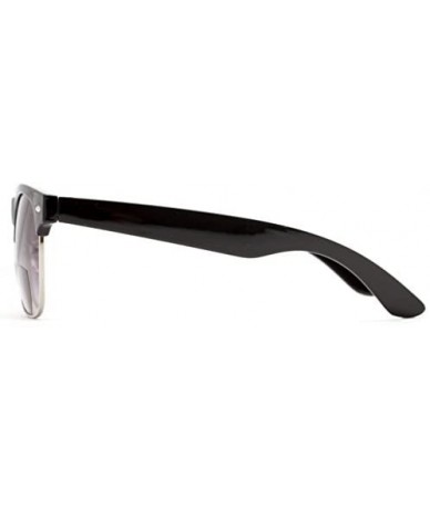 Rimless Pair Established Bifocal Sunglasses Reading - Black - CD17X67KOHC $35.10