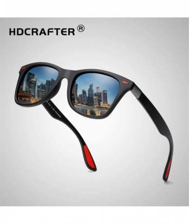 Square Unisex Polarized Aluminum Sunglasses Vintage Alloy Frame Sun Glasses For Men Women CHTR001 - Orange - CB18YDLS5YT $31.52