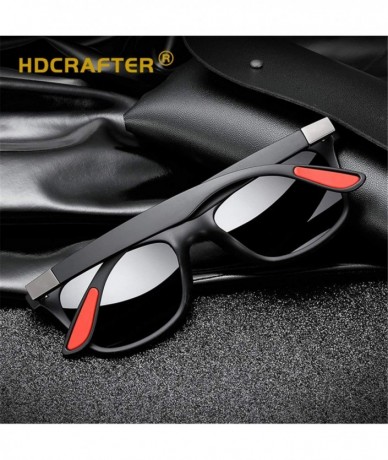 Square Unisex Polarized Aluminum Sunglasses Vintage Alloy Frame Sun Glasses For Men Women CHTR001 - Orange - CB18YDLS5YT $31.52