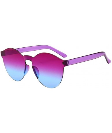 Round Unisex Trend Sunglasses Summer Flat Light Round Sunglasses Retro Vintage Sunglasses Eyeglasses (H) - H - C8197KZGW38 $1...