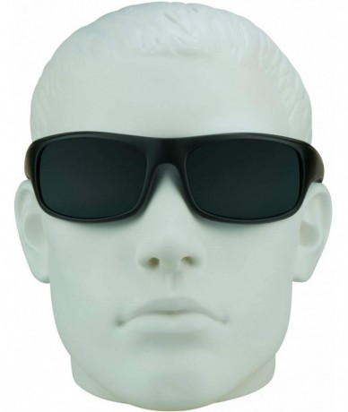 Rectangular Motorcycle Sunglasses Foam Padded Wind Dust and Impact Resistant - Smoke - CF188WWTY97 $33.46