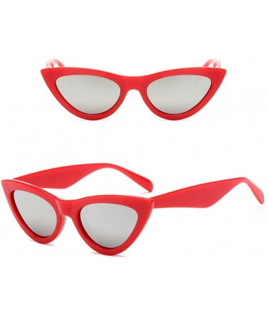 Cat Eye Eyeglass Neutral Cat Eye Sunglasses Retro Heart Frame UV400 Eyewear Fashion Ladies(E) - CO195WKGUWN $20.71