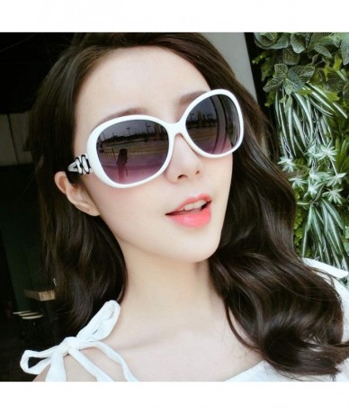 Oversized 7 Packs Vintage Oversized Sunglasses for Women 100% UV Protection Large Eyewear - 7 Pack White - C2196I8A0AD $33.86