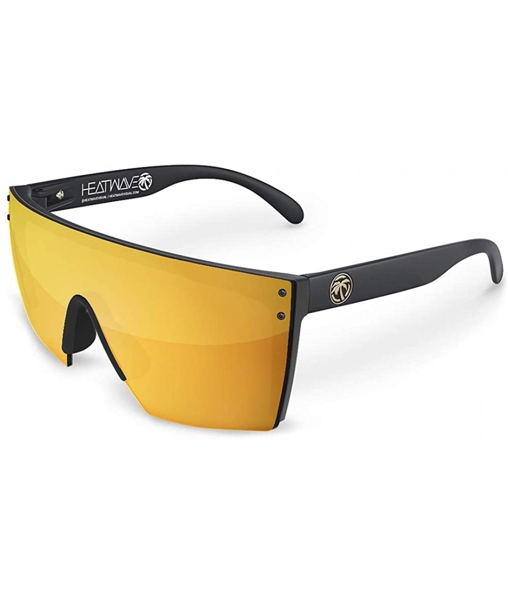 Shield Lazer Face Z87 Sunglasses - Gold Rush - C912O5F3VUR $81.85