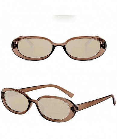 Rimless Unisex Fashion Eyewear Small Frame Sunglasses Vintage Glasses - Multicolor G - CN19744IA5Z $15.14