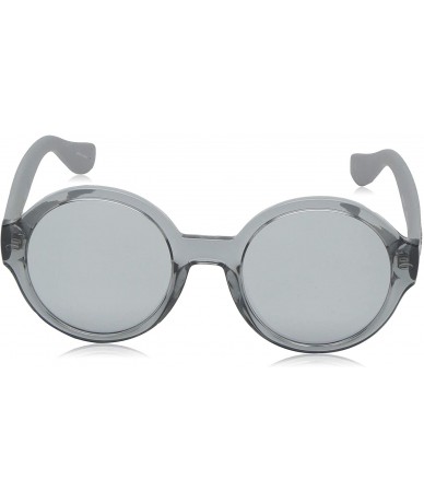 Round Women's Floripa Round Sunglasses - Silver - CD111N0PVH5 $81.61