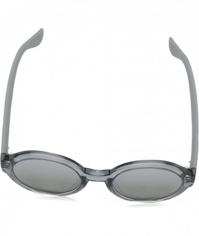 Round Women's Floripa Round Sunglasses - Silver - CD111N0PVH5 $81.61