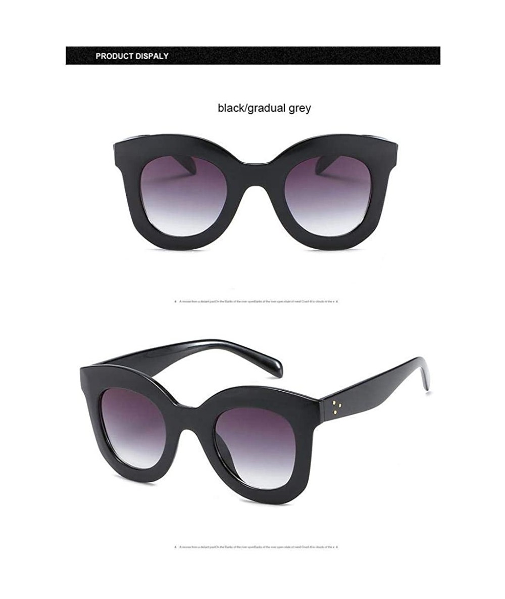 Aviator NEW Gradient Points Sun Glasses Tom High Fashion Designer 66133 Black Grey - 66133 Black Grey - C818Y5X8QN8 $17.32