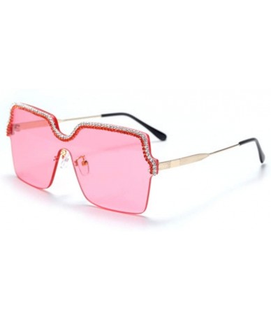 Sport Fashion Frameless Handmade Chain Sunglasses Ocean Piece Metal Frame Glasses - 3 - CW190R047S5 $65.00