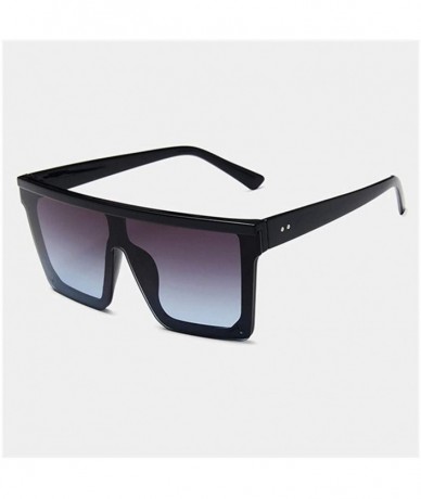 Square Square Oversized Sunglasses for Women and Men Driving Travel Glasses Trend Colorful Sunshade - CQ19843WWXI $20.84