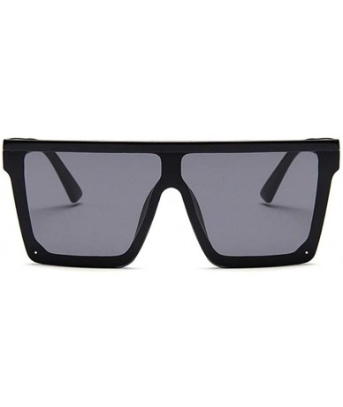 Square Square Oversized Sunglasses for Women and Men Driving Travel Glasses Trend Colorful Sunshade - CQ19843WWXI $20.84