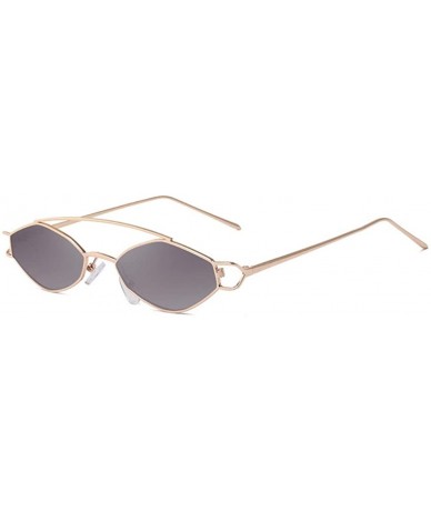 Oversized Metal polygon sunglasses European and American fashionable ocean film women anti-ultraviolet radiation - E - CF18Q9...