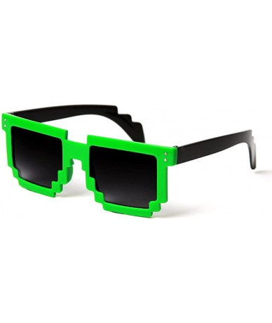 Square Retro 8-Bit Sunglasses Game Pixel Shades Wholesale - Lot of 12- Random Colors - CO1200I7AUF $51.74