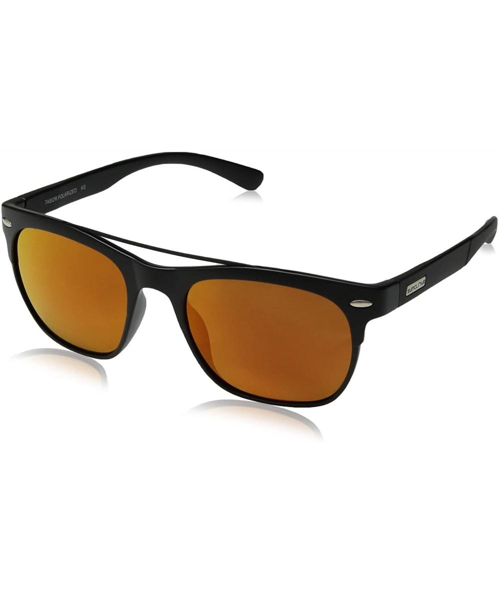 Square Tobor Sunglasses - Matte Black/Red Mirror - CB189XE48SS $69.04