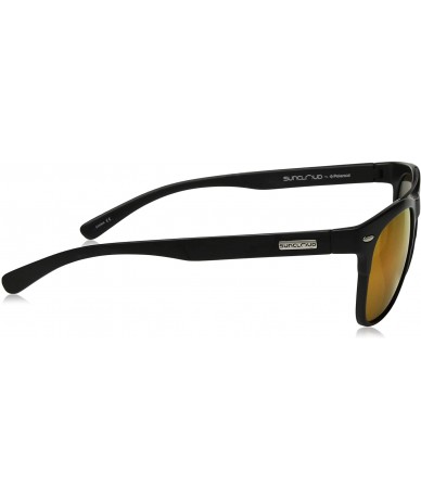 Square Tobor Sunglasses - Matte Black/Red Mirror - CB189XE48SS $69.04