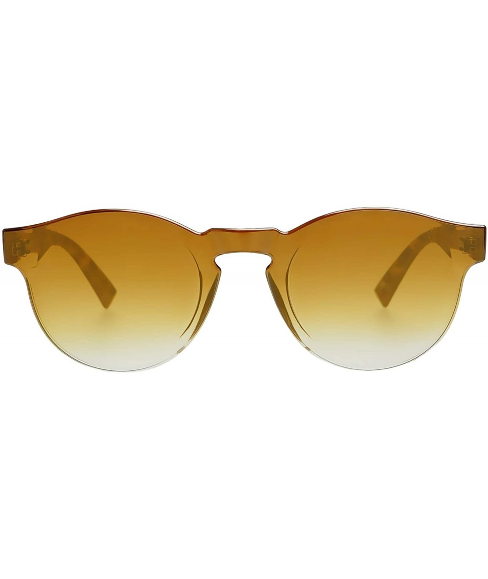 Round Leo Round Mens Womens Designer Fashion Sunglasses (Gold) - C818Y6EUHS4 $68.15