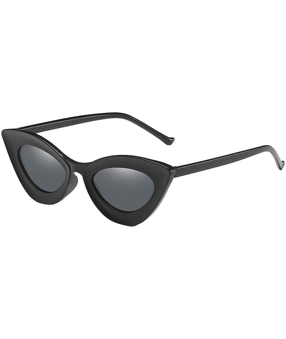 Oversized Fashion Oversized Sunglasses Luxulry - Black - CR18WOHNL4X $15.91