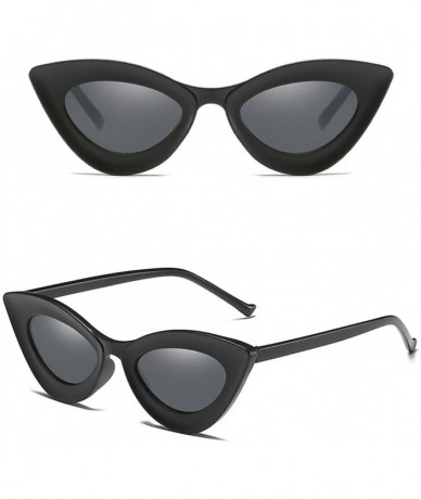 Oversized Fashion Oversized Sunglasses Luxulry - Black - CR18WOHNL4X $15.91