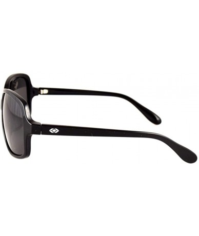 Sport Newport Women's Wraparound Polarized Sunglasses - Multiple Options - Black - CQ12N8UTT91 $33.50