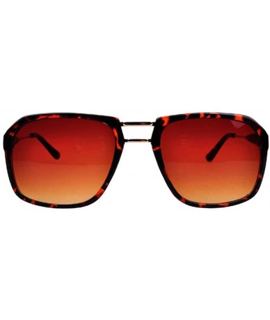 Oversized Women Mens Oversize Square UV Protection Sports Sunglasses Eyewear in Unisex - Leopord - CI12F67I39N $20.39