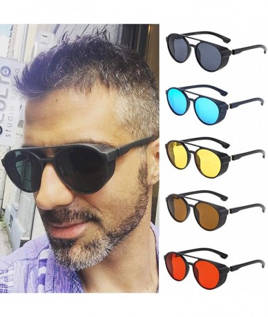 Oval Reading Men Vintage Eye Sunglasses Retro Eyewear Fashion Radiation Protection - Coffee - CQ18SAUZOED $18.09