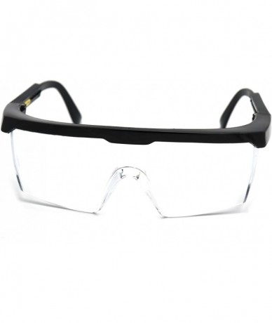 Rectangular Medical Safety Glasses Surgical Liquid Splash Shield Cushion Meets ANSI Z87.1 - Black - C81974GY944 $28.04